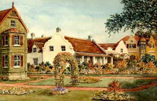 Thatched Cottage, George, the home of the Moris family